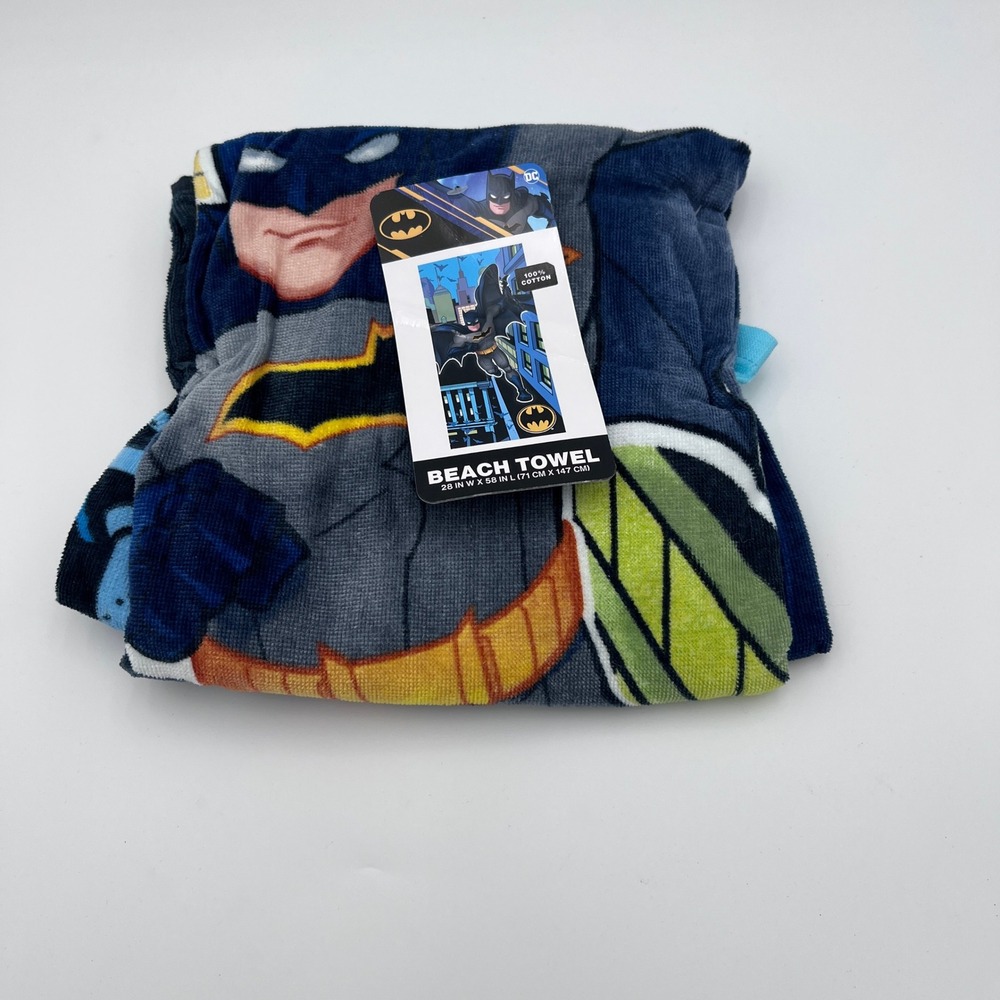 DC Comics Batman Beach Towel Unisex OS Superhero Comic Core